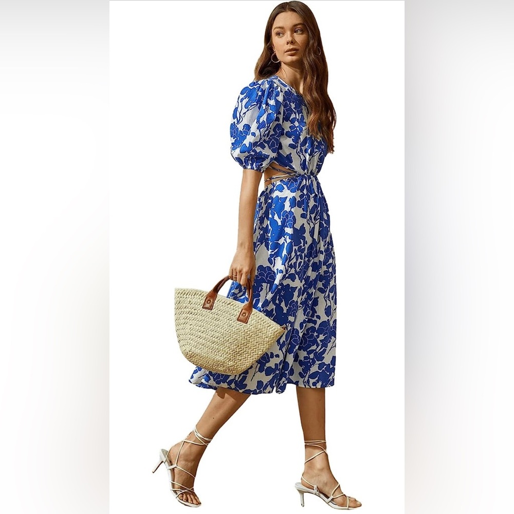 NWT Sweaty Rocks Bobo Tie Back Dress